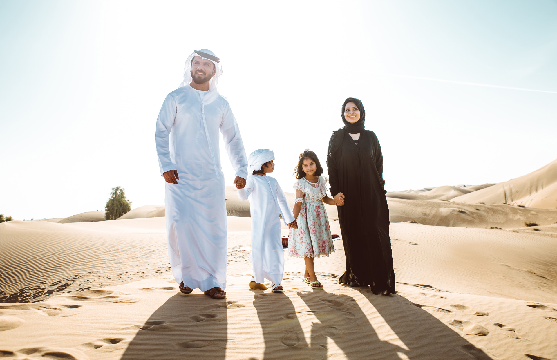 Family receiving personal legal support in the UAE